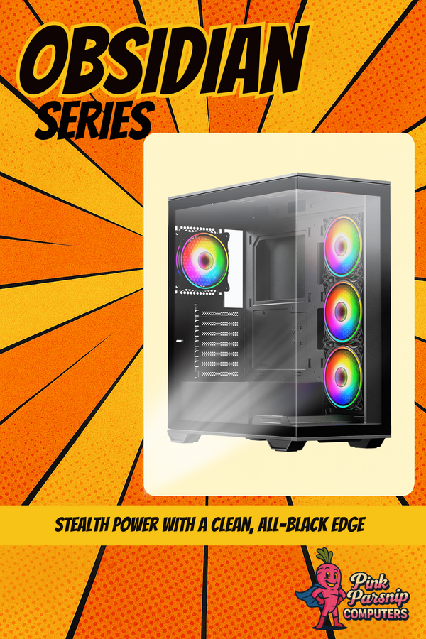 🖤 Obsidian - Stealth power with a clean, all-black edge