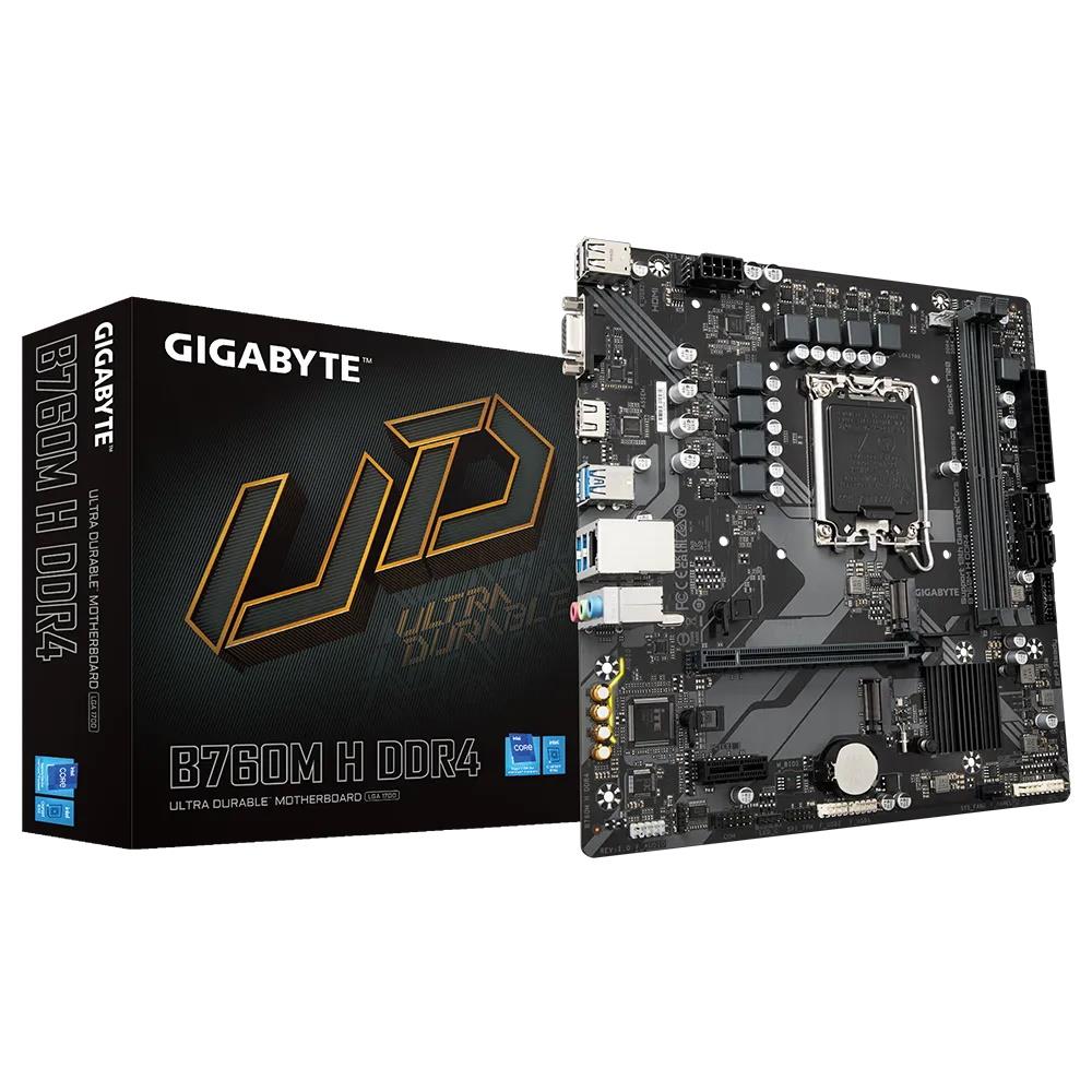 GIGABYTE B760M H DDR4 Intel B760 LGA1700 DDR4 Micro ATX Motherboard