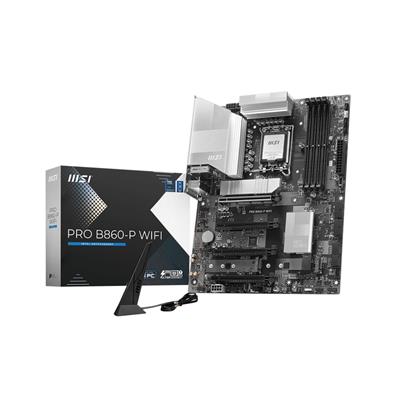 Msi Pro B860-P WiFi Intel B860 LGA1851 DDR5 Wi-Fi 7 ATX Motherboard