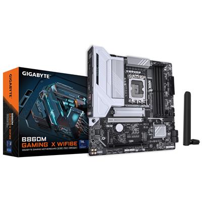 GIGABYTE B860M Gaming X WiFi6E Intel B860 LGA1851 DDR5 Wi-Fi 6E Micro ATX Motherboard