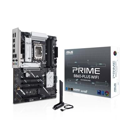 ASUS Prime B860-Plus WiFi Intel B860 LGA1851 DDR5 Wi-Fi 6E ATX Motherboard