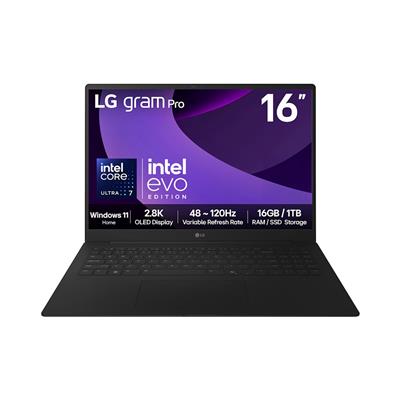 LG Gram Pro 16 Inch OLED 120Hz Core Ultra 7 Laptop