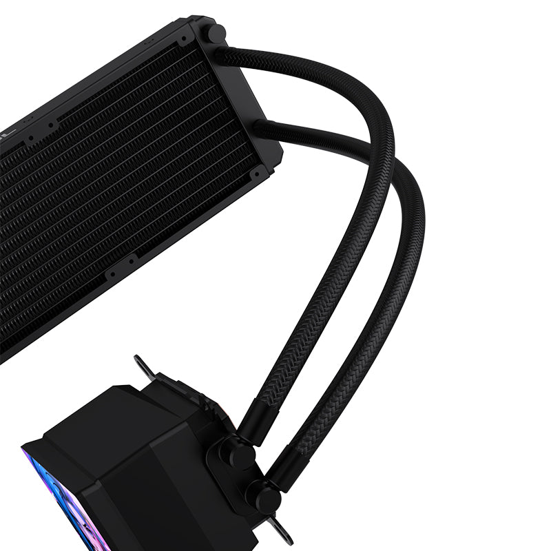 LovingCool DP-01 Series โ 360mm Screen Water Cooling (Black Edition)