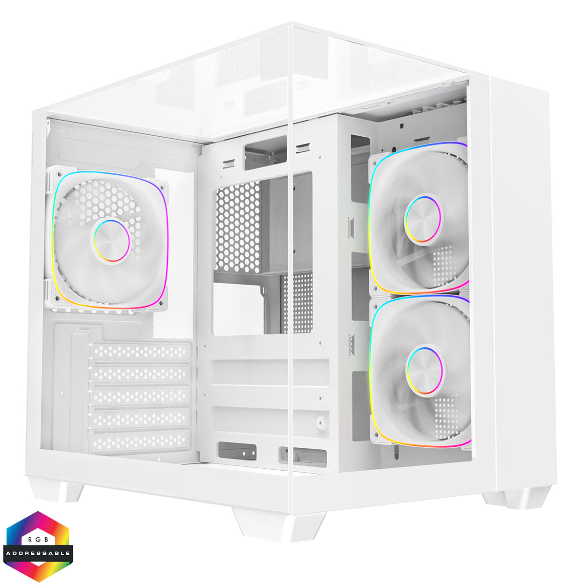 Ryzen 5 3600 • GTX 1070 8GB • 16GB DDR4 • 1TB SSD — Whiteout Gaming PC