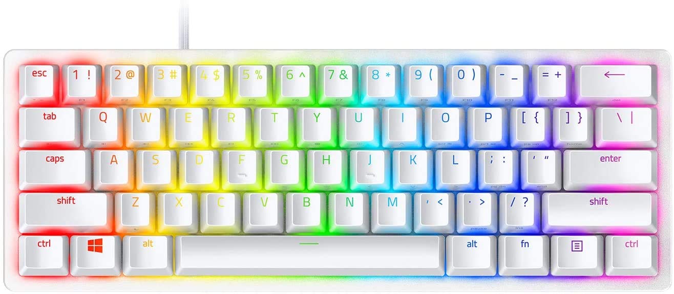 RAZER HUNTSMAN MINI KB WHT RED SWITCH