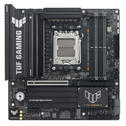Asus TUF GAMING B850M-PLUS II, AMD B850, AM5, Micro ATX, 4 DDR5, HDMI, DP, 2.5G LAN, 3x M.2