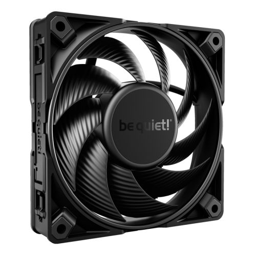 Be Quiet! (BL098) Silent Wings Pro 4 120mm PWM Case Fan, Black, Up to 3000 RPM, 3x Speed Switch, Fluid Dynamic Bearing