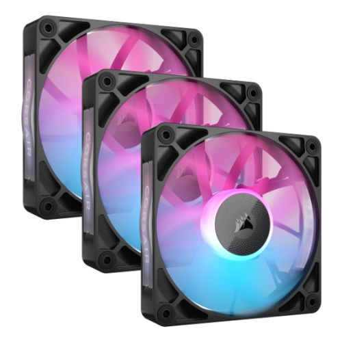 LINK RX120 RGB 12CM FANS X3 BLACK