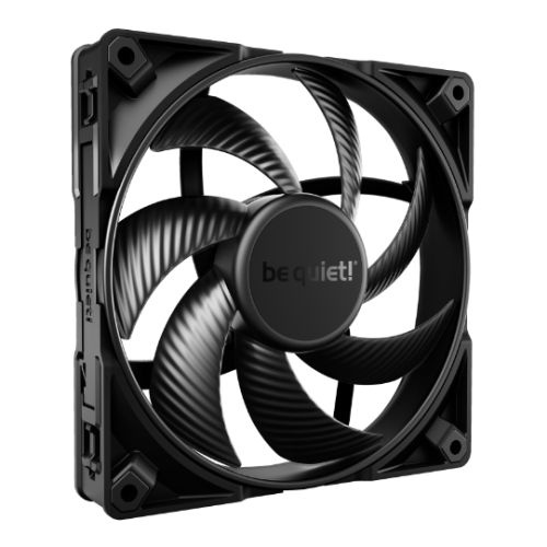 Be Quiet! (BL099) Silent Wings Pro 4 140mm PWM Case Fan, Black, Up to 2400 RPM, 3x Speed Switch, Fluid Dynamic Bearing