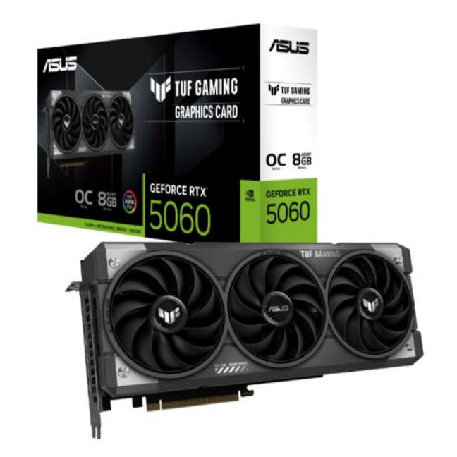 Clean Black Performance PC | i5-12400 | RTX 5060 8GB | 32GB DDR5 RAM | 1TB NVMe SSD | Windows 11