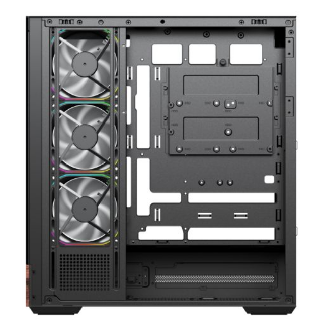 Clean Black Performance PC | Ryzen 5 7600X | RX 9060 XT 8GB | 32GB DDR5 RAM | 1TB NVMe SSD | Windows 11
