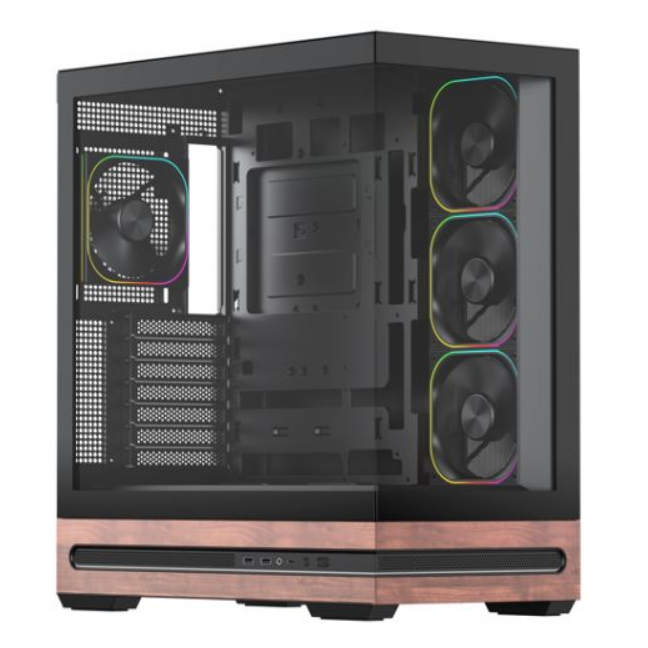 Clean Black Performance PC | Ryzen 5 7600X | RX 9060 XT 8GB | 32GB DDR5 RAM | 1TB NVMe SSD | Windows 11