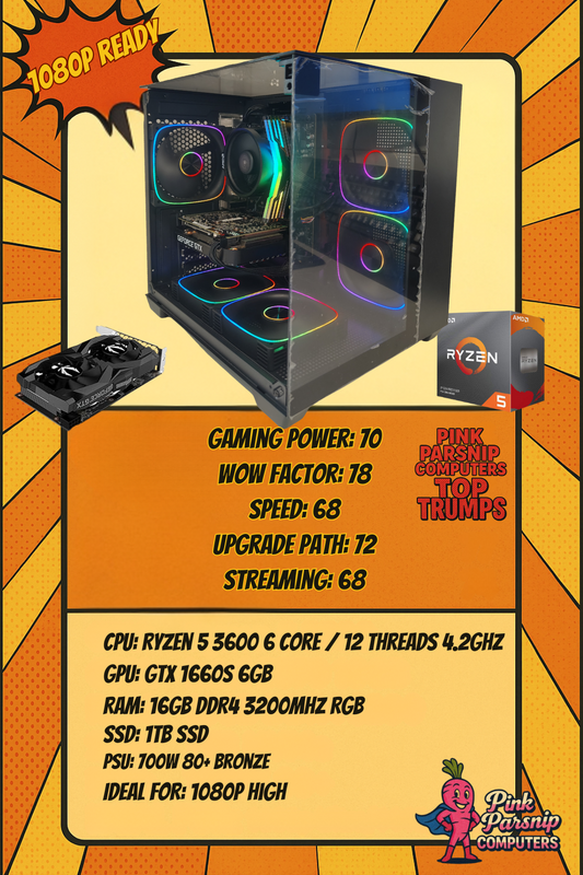 Eclipse Mini – Ryzen 5 3600 | GTX 1660 Super | Budget Starter & Streamer PC