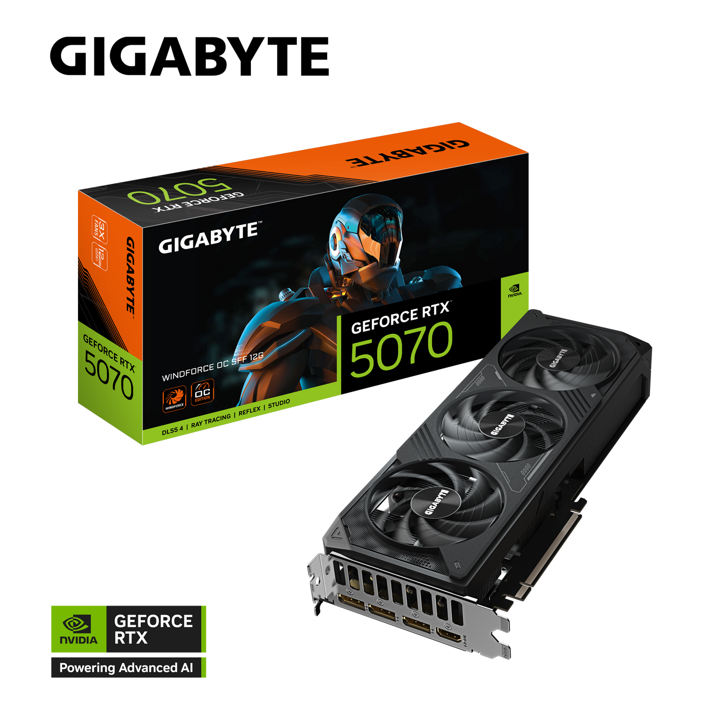 GIGABYTE RTX 5070 12GB WINDFORCE OC