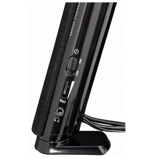 Hama E 80 PC Loudspeaker System, 3.5mm Jack, USB-A for Power, Volume Control