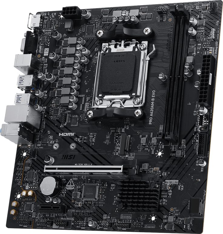 MSI AM5 PRO A620AM-B EVO M-ATX