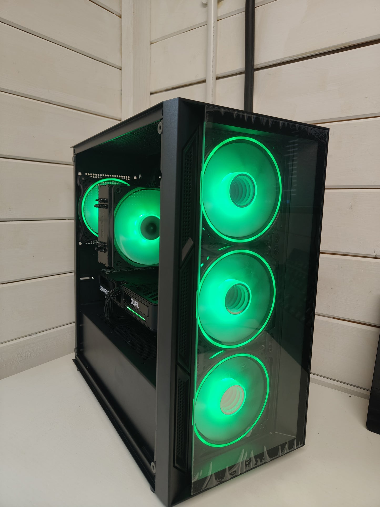 Lucid Black – Ryzen 5 5600 + RTX 5060 | 32GB RAM | 1TB SATA SSD | Gaming PC