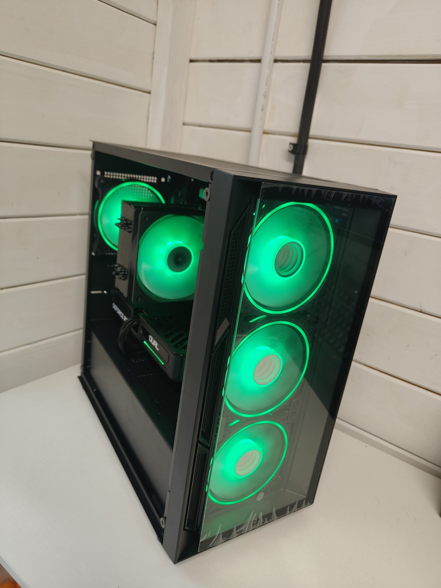 Lucid Black – Ryzen 5 5600 + RTX 5060 | 32GB RAM | 1TB SATA SSD | Gaming PC
