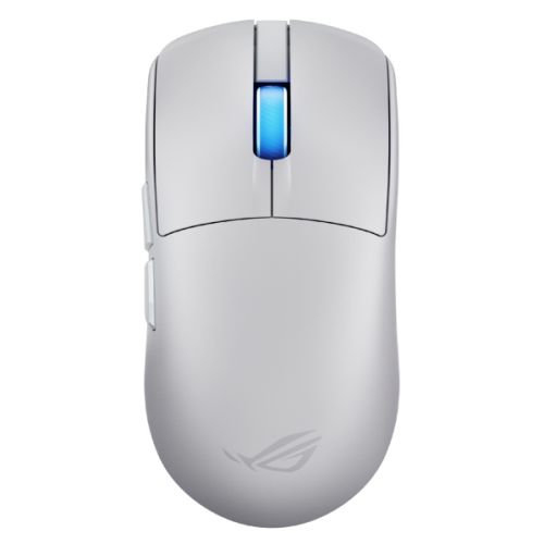 Asus ROG Harpe II Ace Gaming Mouse, Wireless/Bluetooth/USB, 48g Lightweight, 42000 DPI, 8K Polling, 5 Programmable Buttons, White