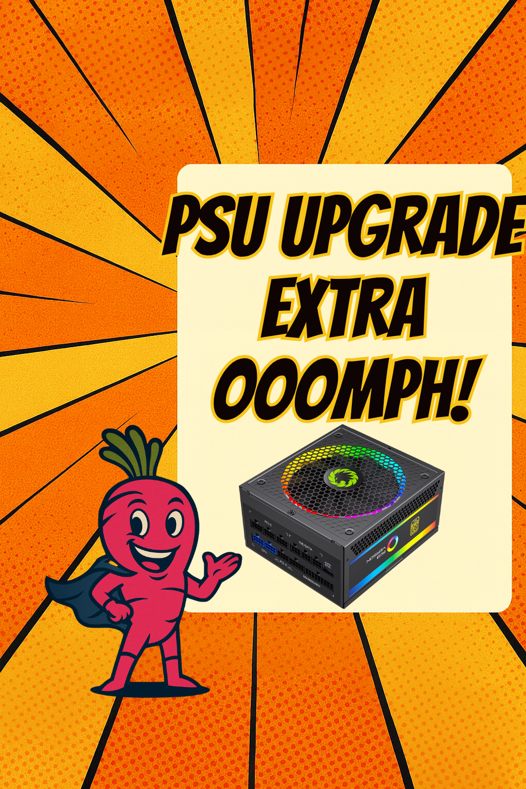 PSU Upgrade โ High-Efficiency Power Supply