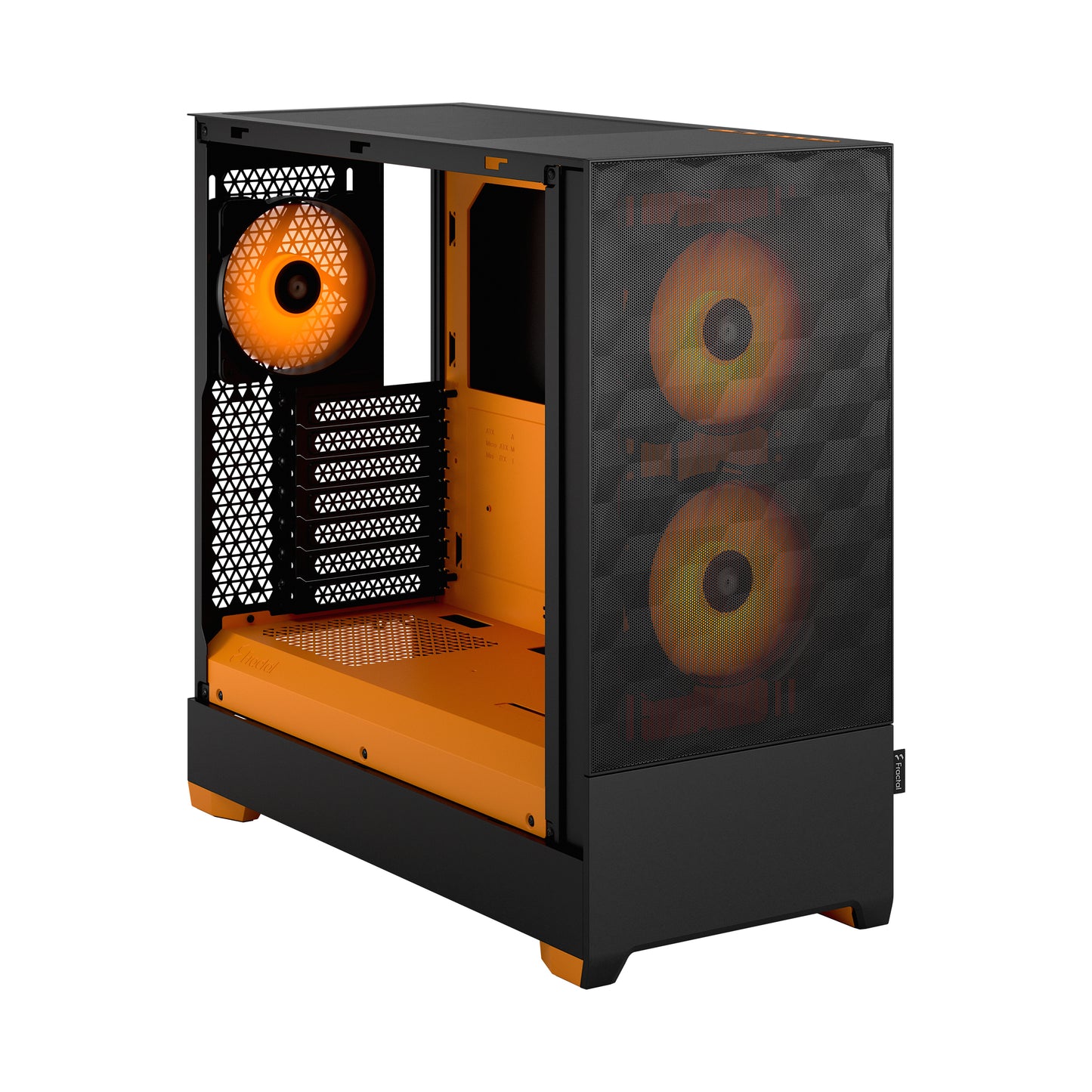 Fractal Design Pop Air RGB Orange Core TG PC Case