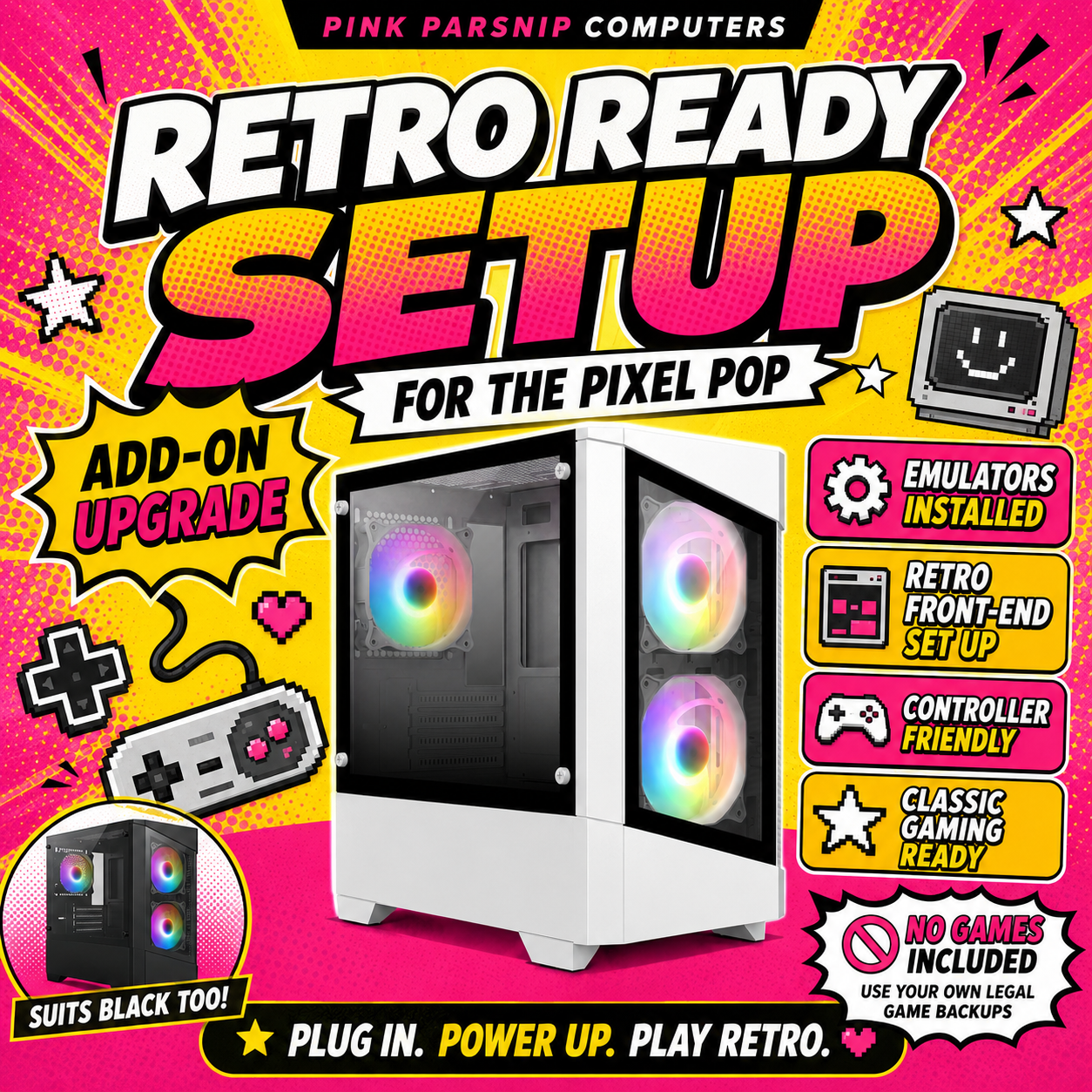 Pixel Pop Retro Ready Setup Upgrade