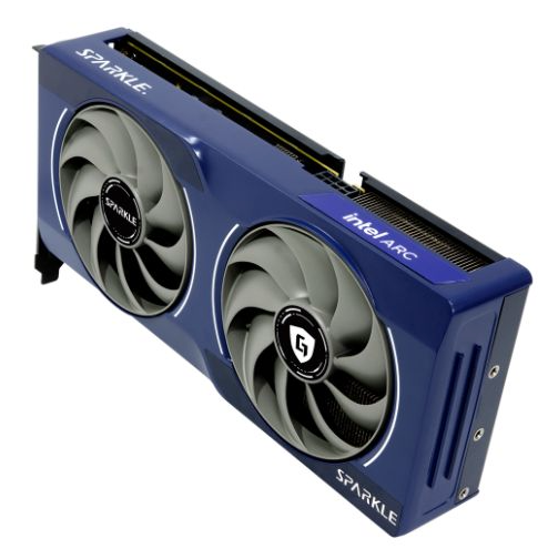 Sparkle Intel Arc B570 GUARDIAN OC, 10GB DDR6, HDMI, 3 DP, 2660MHz Clock, Blue Breathing Light, Overclocked