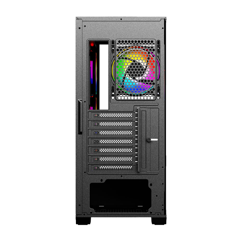 Solus Black – i5-12400F + RTX 5060 | 32GB RAM | 1TB SATA SSD | Gaming PC