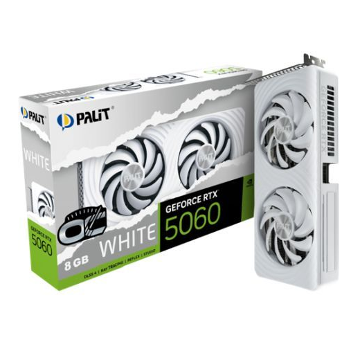 White 1440p Gaming PC & Pick Your GPU Ryzen 7 5700X (RTX 5060 / RX 9060 XT / Intel Arc B580)
