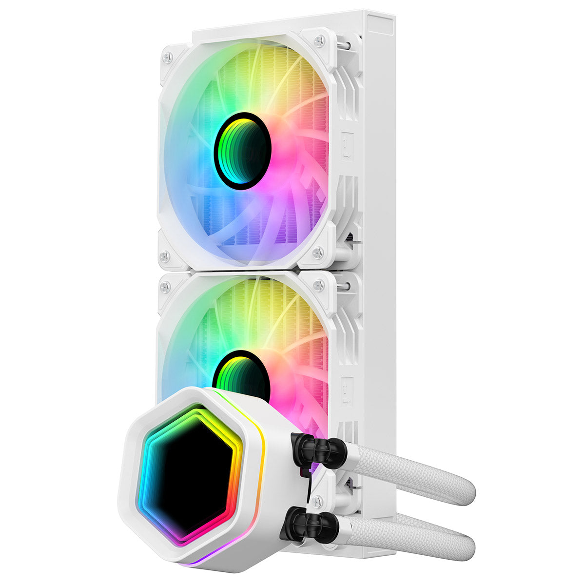 The Mia – White Guardian Gaming PC | Ryzen 5 3600 | Arc B570 10GB | 16GB DDR4 | 1TB NVMe