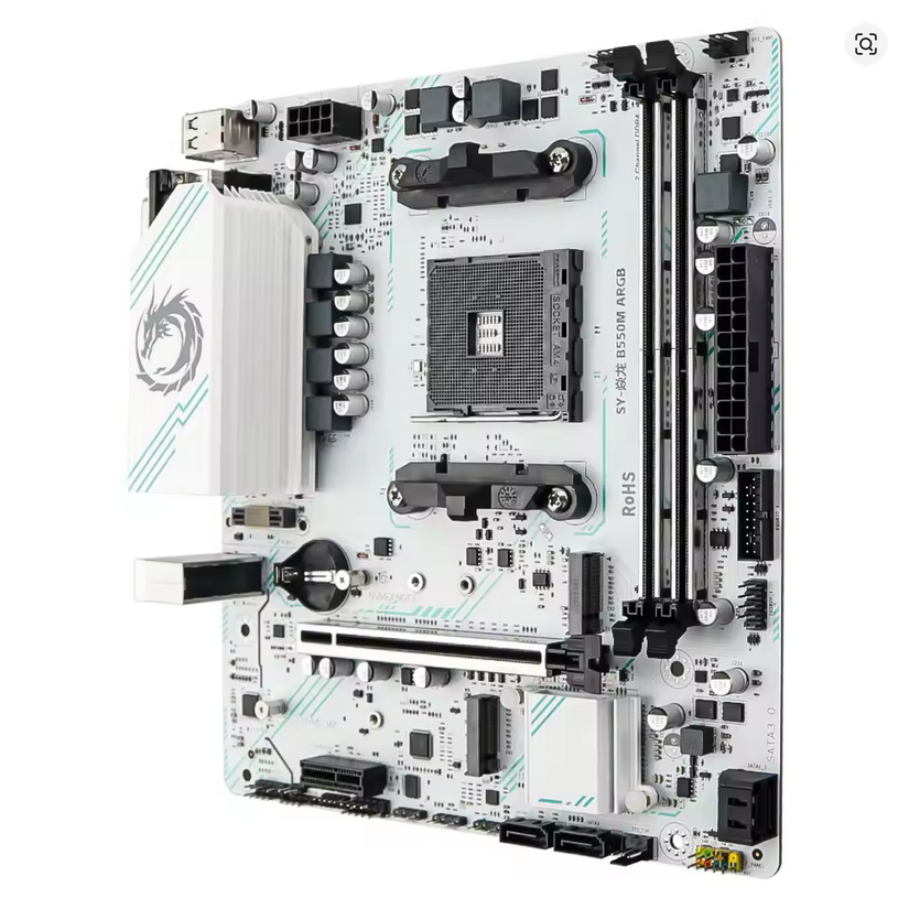 The Mia – White Guardian Gaming PC | Ryzen 5 3600 | Arc B570 10GB | 16GB DDR4 | 1TB NVMe