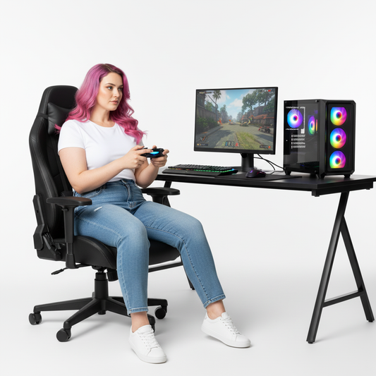 Secret Gaming PC – Ryzen 5 + RX 480 8GB + 16GB RAM + 512GB NVMe – 1080p Esports & Sims 4 Ready