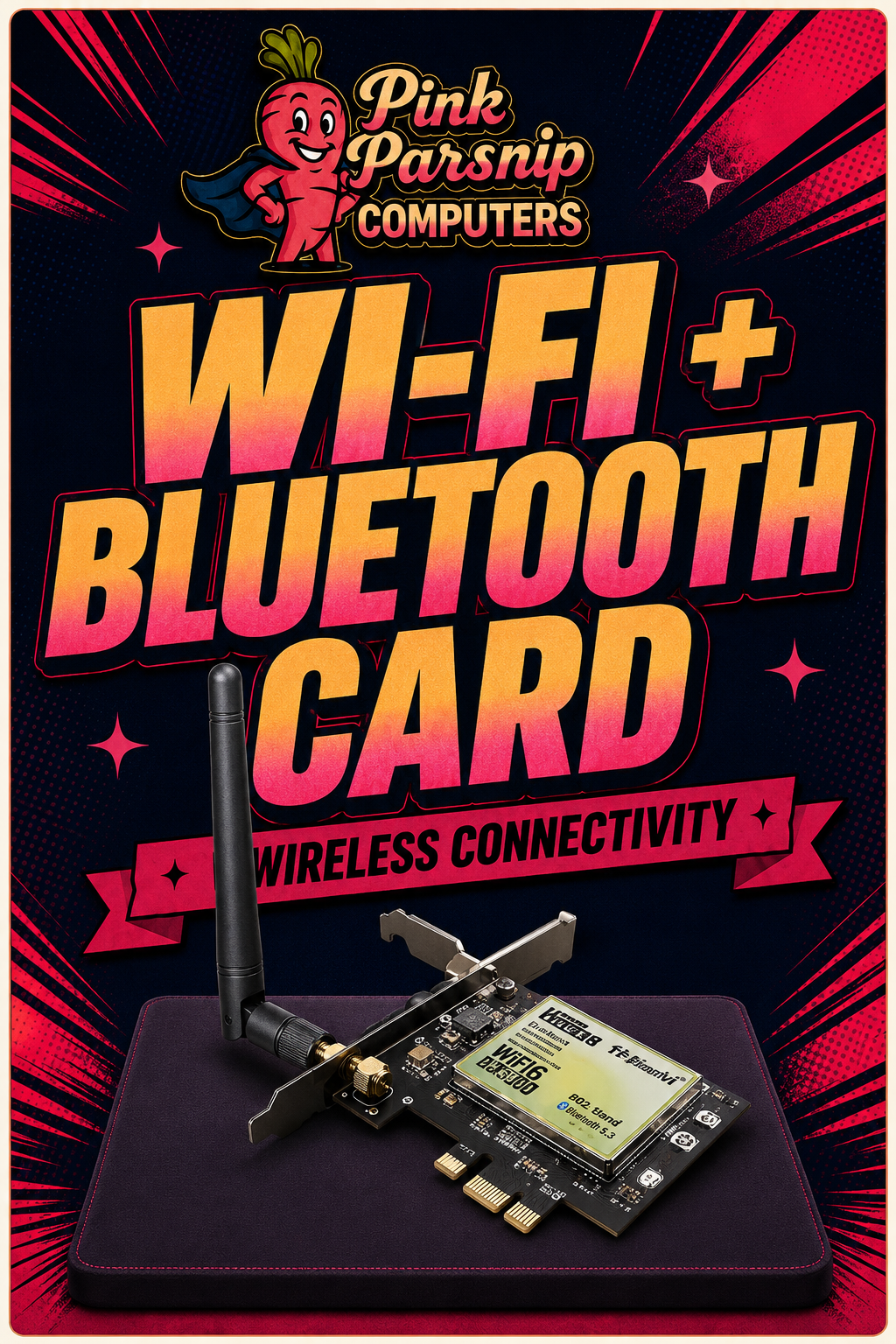 Wi-Fi + Bluetooth PCIe Card Upgrade