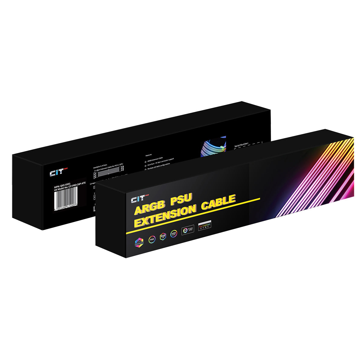 Pro 24-Pin ATX ARGB Motherboard Extension Cable