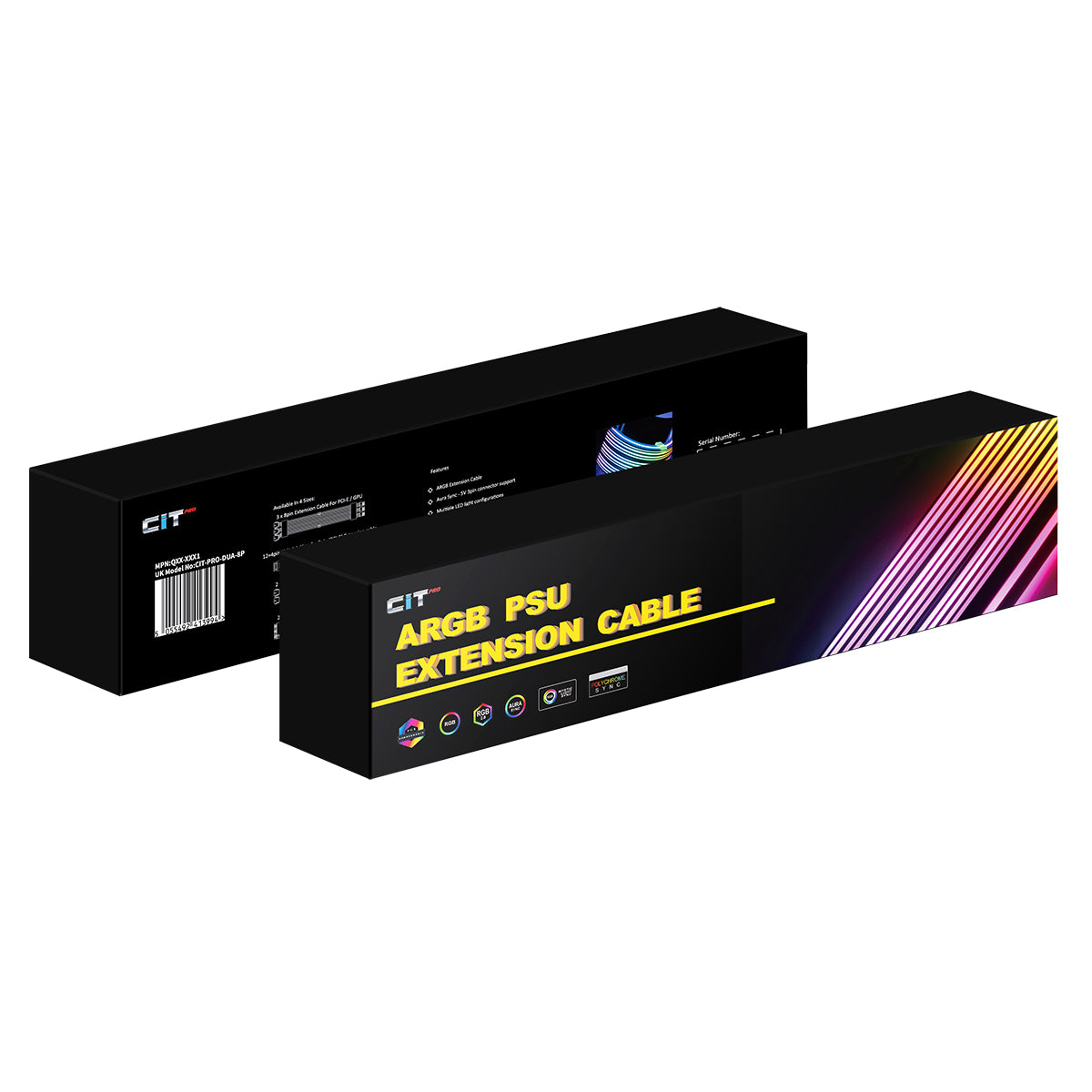 Pro 2 x 8-Pin GPU ARGB Motherboard Extension Cable