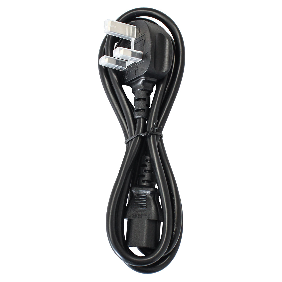 UK 1.2m 3 Pin Mains Kettle Lead C13 5AMP ASTA Licence