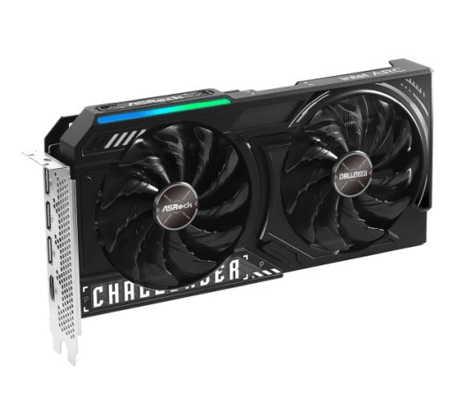 Asrock Intel Arc B570 Challenger 10GB OC, 10GB DDR6, HDMI, 3 DP, 2600MHz Clock, LED Indicator, Overclocked - Pink Parsnip Computers