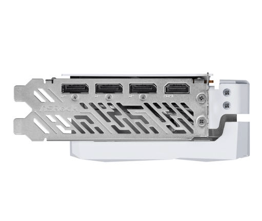 Asrock RX7700 XT Steel Legend 12GB OC, PCIe4, 12GB DDR6, HDMI, 3 DP, 2599MHz Clock, RGB, White, Overclocked - Pink Parsnip Computers