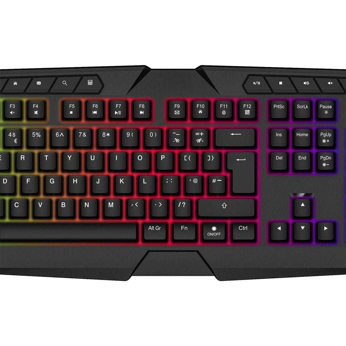 Avenger Rainbow Keyboard and Mouse Kit - Pink Parsnip Computers