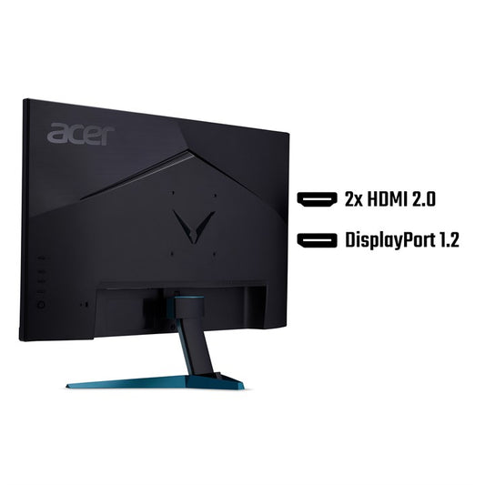 Acer NITRO VG2 Nitro VG272UV3 Gaming Monitor - 27, Quad HD, 180Hz, 0.5ms, FreeSync Premium, DisplayHDR 400, HDMI & DP"