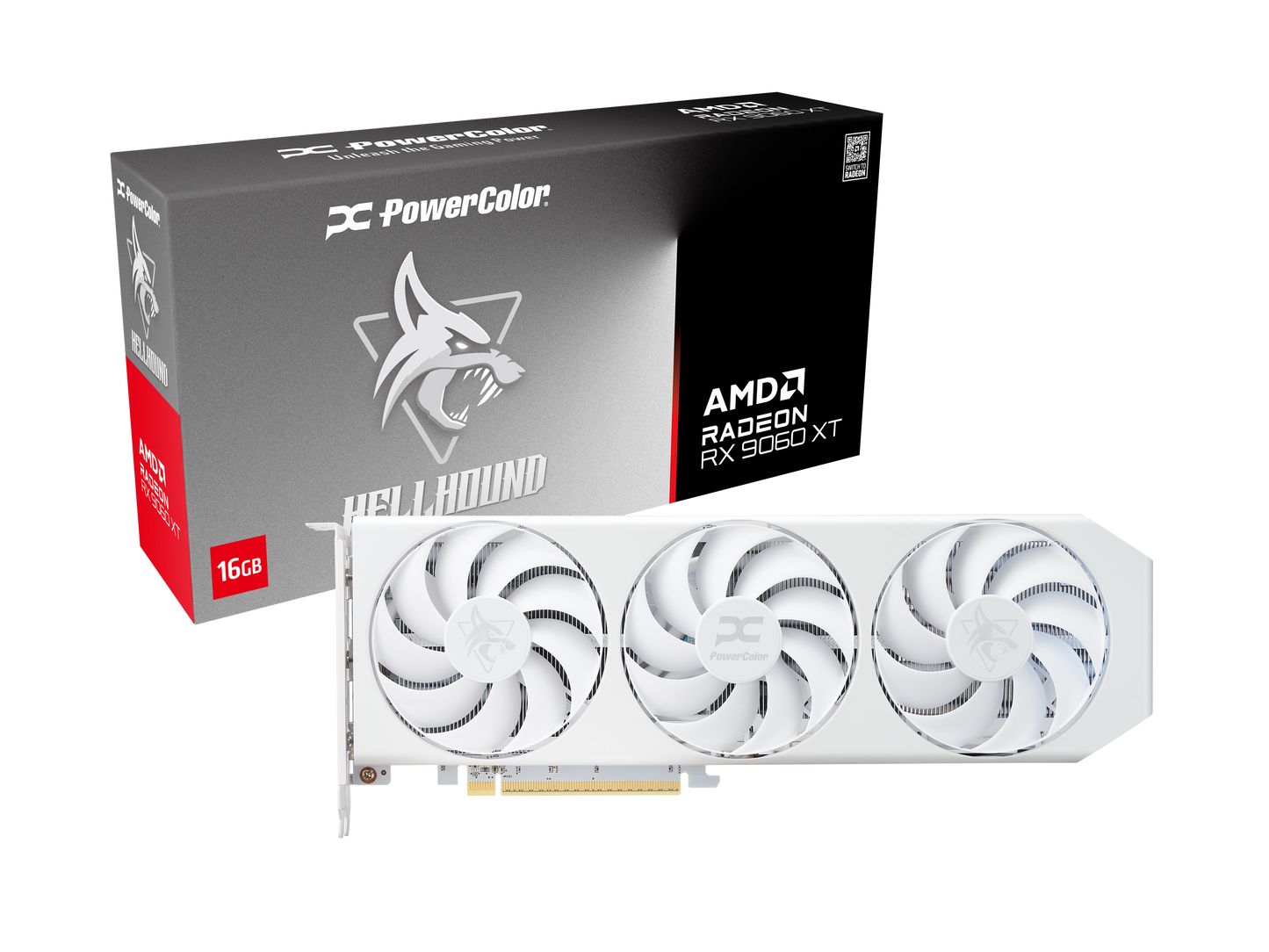 POWERCOLOR RX 9060 XT 16GB HH OC WHITE