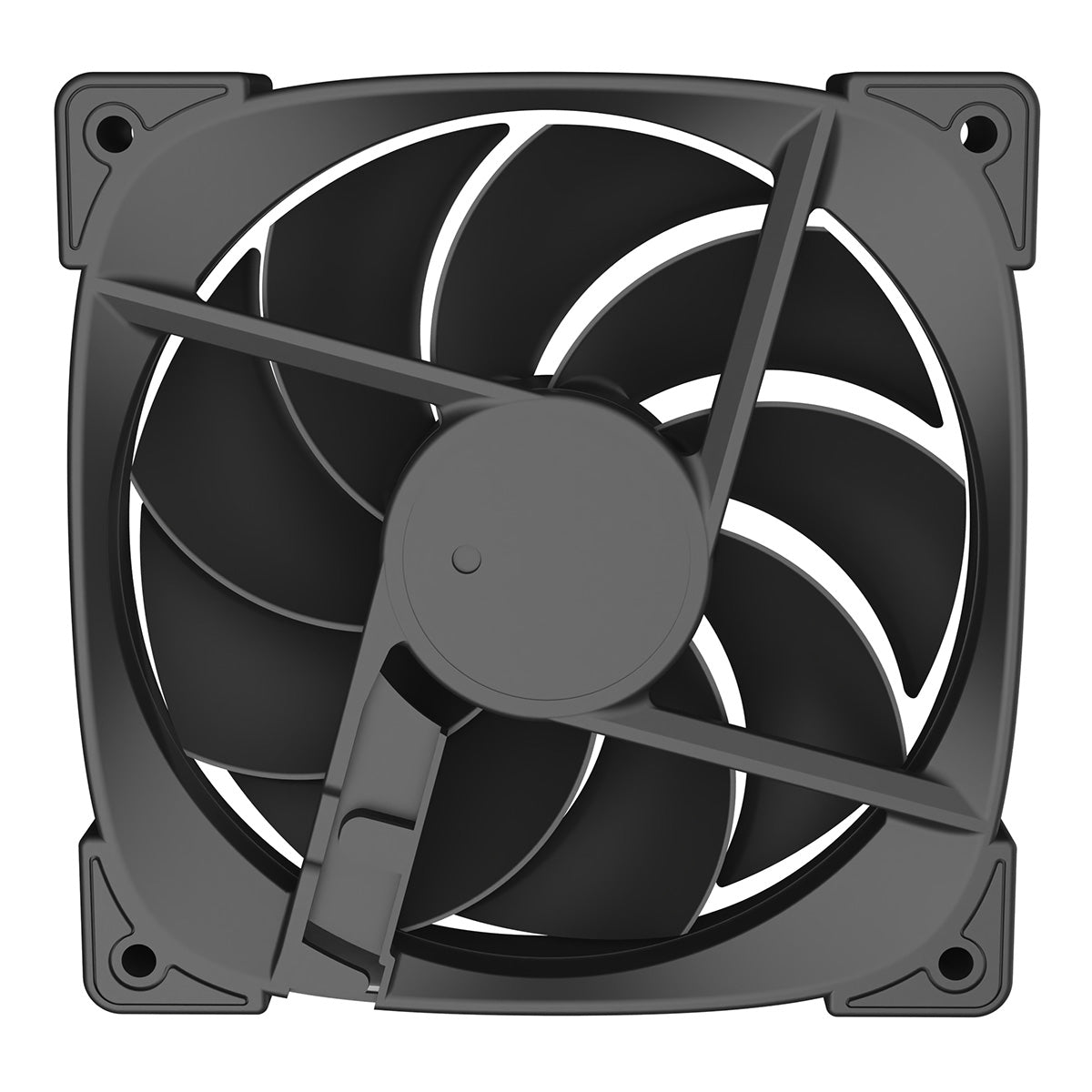 Solar 120mm ARGB Black 4pin PWM PC Cooling Fan - Standard Blade 3 Pack