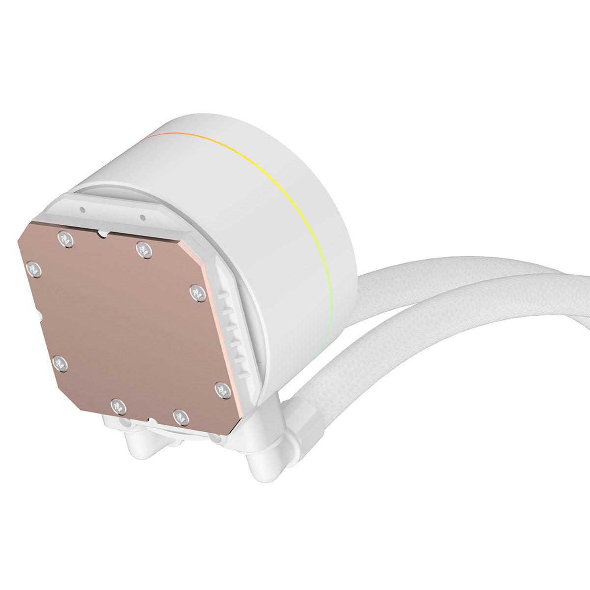 ❄️ CiT Pro Glacier White 360mm ARGB AIO Liquid Cooler with LCD Temp Display ❄️