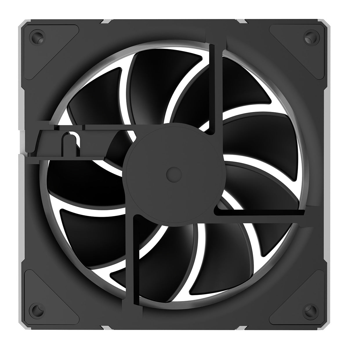 Powercool Aura 120mm ARGB PWM Infinity Fan โ Triple Pack (Black)