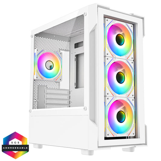 PHOENIX CORE SPEC WHITE – Ryzen 5 5600X • RTX 5060 8GB • 16GB RAM • Wi-Fi