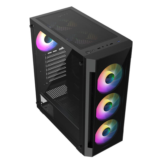 Hawkins Streamer Bundle Gaming PC Dual Screen Setup Ryzen 5 5600 RTX 3070 32GB RAM 1440p 200Hz Monitor | DDR4