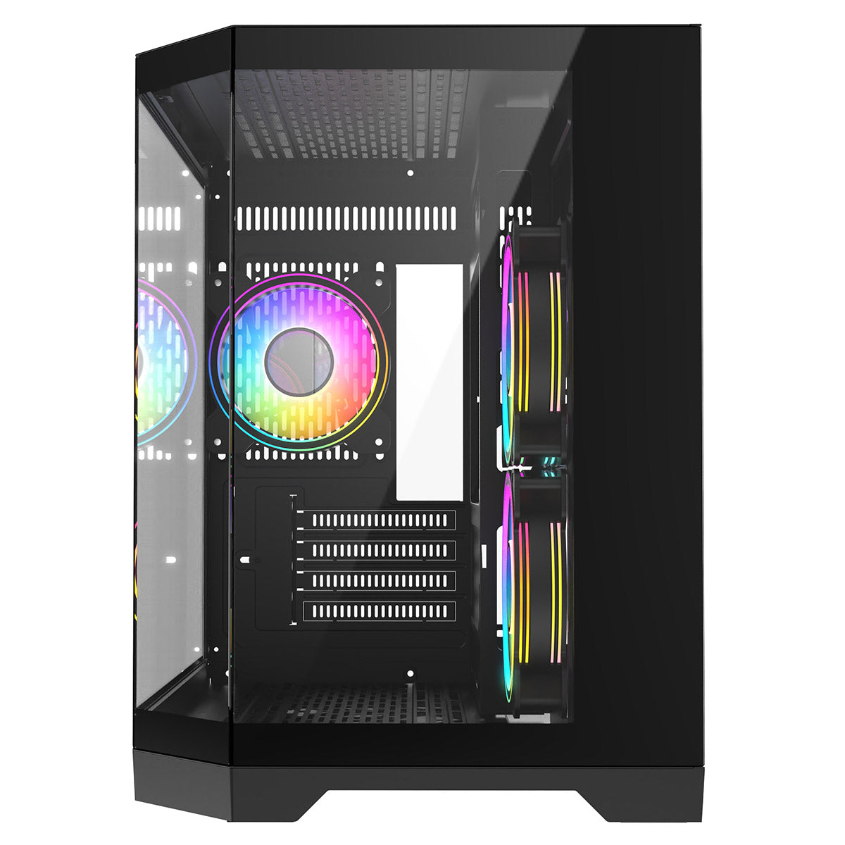 Eclipse 240 โ Dual-Chamber Micro-ATX Case (Celsius Edition, 3 ร Infinity ARGB Fans)