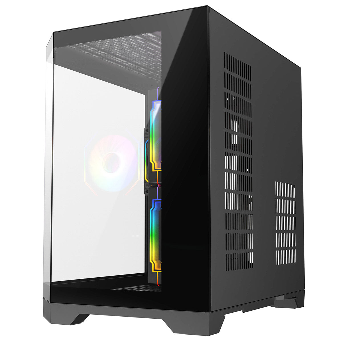 Eclipse 240 โ Dual-Chamber Micro-ATX Case (Black Edition, with 3ร Infinity ARGB Fans)
