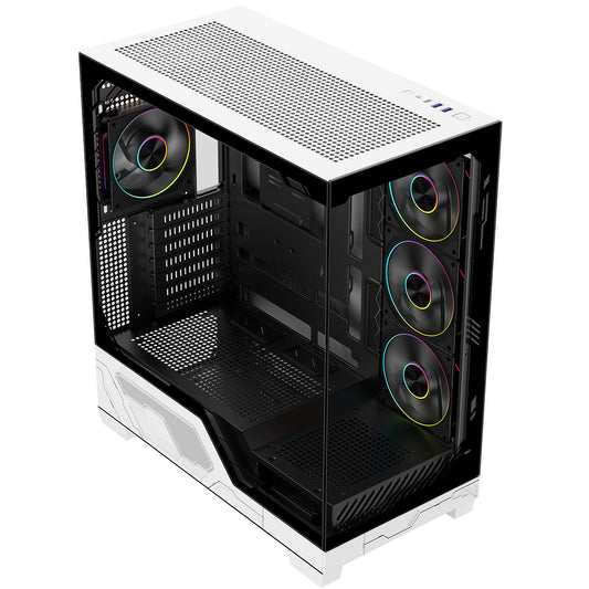 ULTRA WHITE Elite Gaming PC – Ryzen 9800X3D • RTX 5080 16GB • 32GB DDR5 • AM5