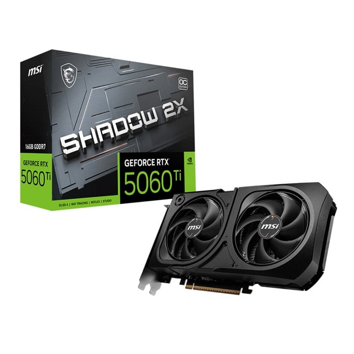 MSI RTX 5060 TI 16G SHADOW 2X OC